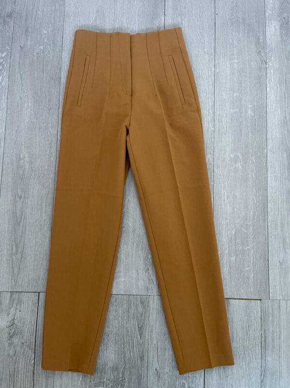 High Waist Pant – Camel Brown