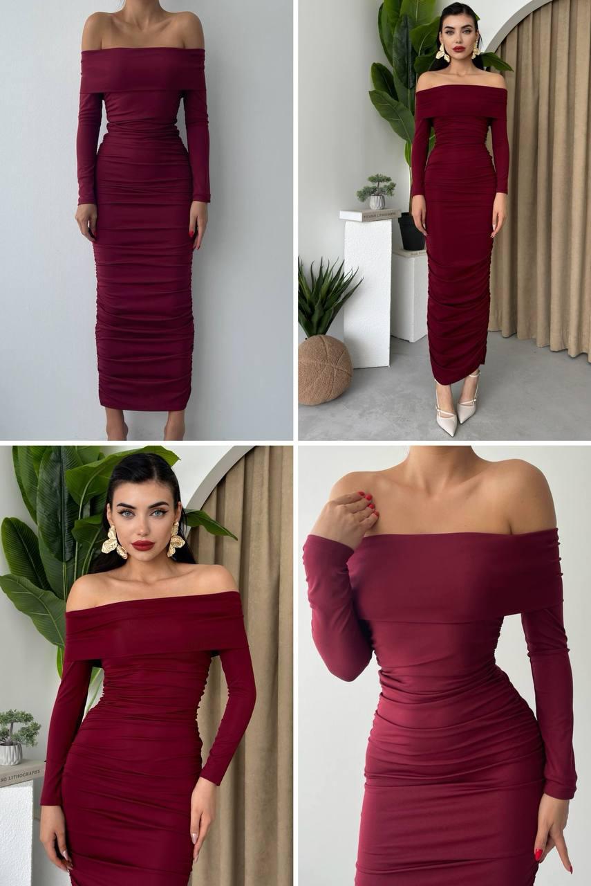 Burgundy Dress