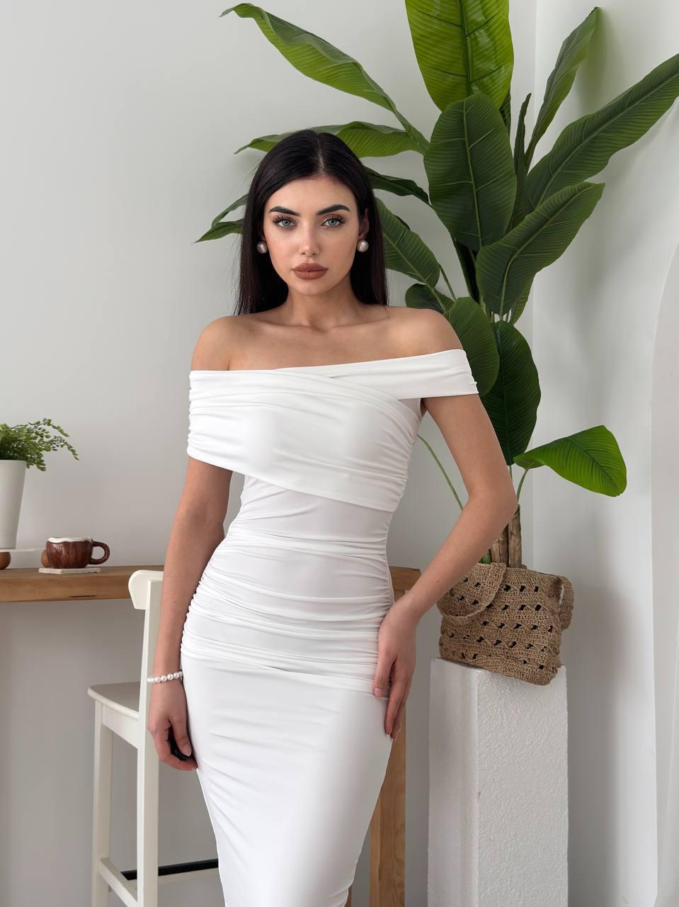 White Classy Dress