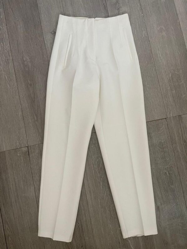 High Waist Pant – White