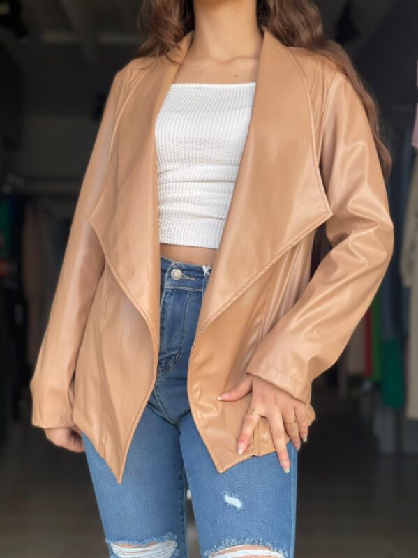 Leather Jacket – Camel