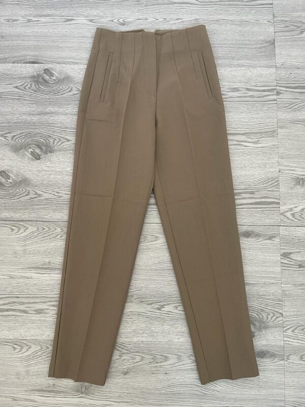 High Waist Pant – Brownish Olive Green