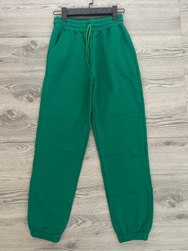 Fleeced Sweatpants – Green