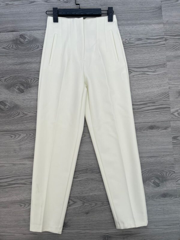 High Waist Pant – Yellowish Off White