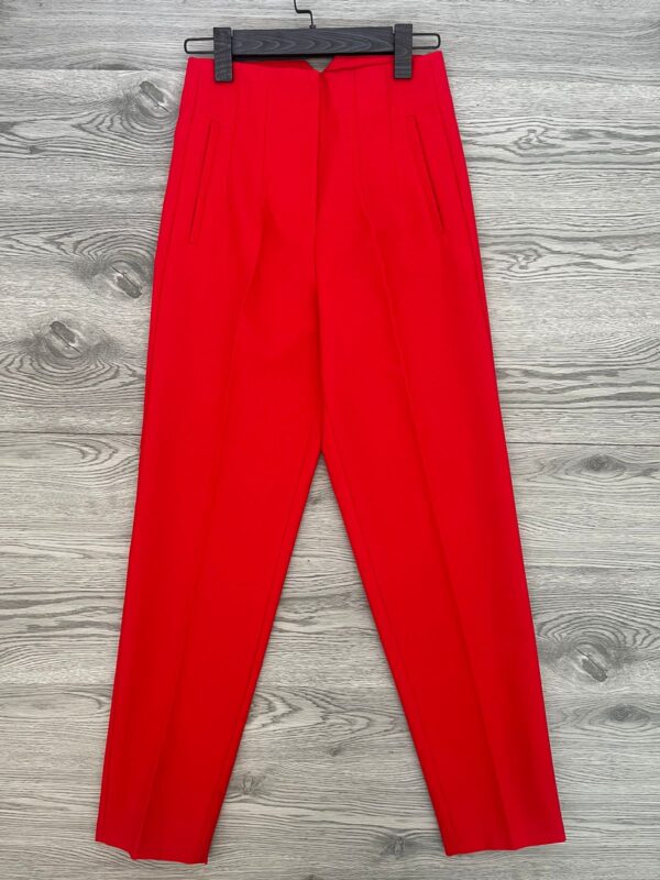 High Waist Pant – Red